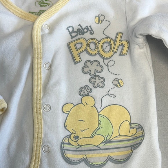 Disney Baby Pooh White and Yellow Cardigan - Picture 4 of 4